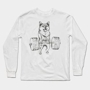 Shiba Inu Lift Long Sleeve T-Shirt